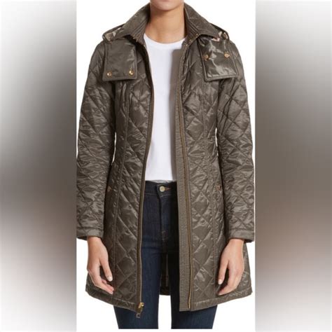 burberry baughton quilted coat|burberry cashmere cape coat.